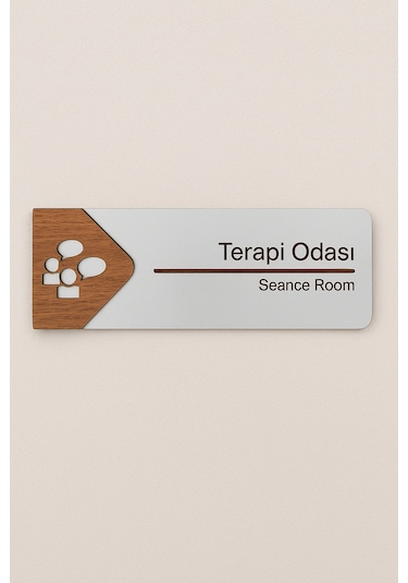 Terapi Odası Ofis Oda Kapı İsimliği Yönlendirme Tabelası Levhası Kişiselleştirilebilir