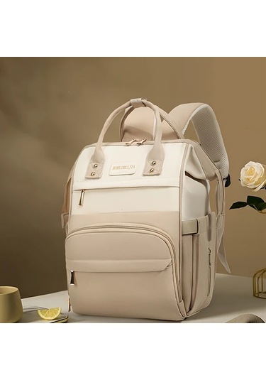 Wangxi Haki Çocuk Bezi Çantası Büyük Kapasiteli Şişe Ve Temel Eşyalar İçin Ebeveyn Çanta Haki