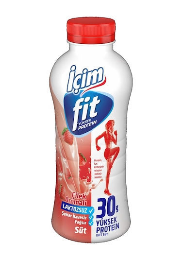 İçim Fit Çilekli Protein Sütü 400 Ml X 6 Adet