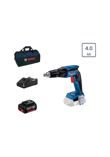Bosch Gtb 185-lı Tek Akülü Alçıpan Vidalama 4 Amper Bez Çantalı