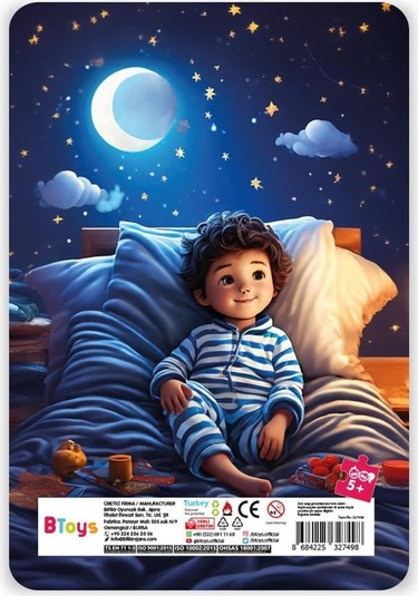 Btoys Kıds 60 Parça Puzzle Uyku Vakti 9115