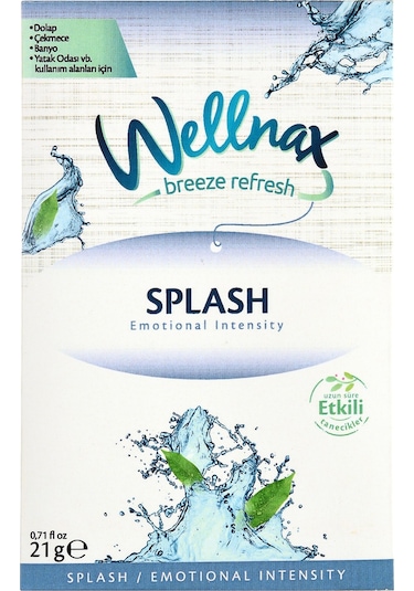 Wellnax Dolap ve Çekmece Kokusu Splash Etkisi Kesesi 5 x 21 G
