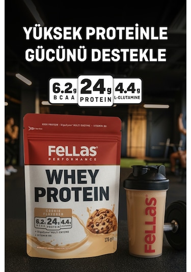Fellas Whey Protein Tozu - Kurabiye Aromalı 175 G Kurabiye