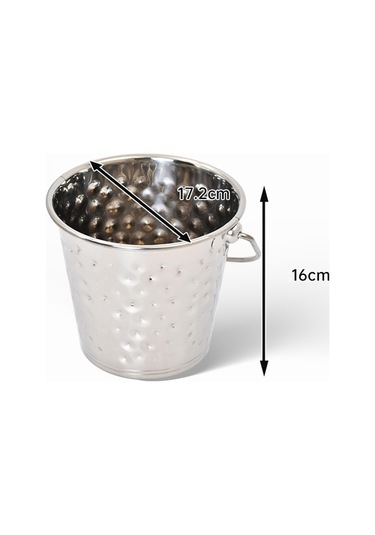 Homyl Partiler Için Buz Kovası Piknik Partisi İçecek 2,5l Gümüş