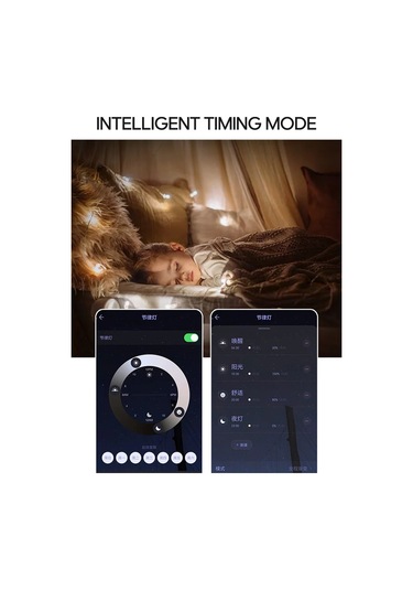Akıllı Plafonyer Akıllı Tavan Lambası Yuvarlak Uzaktan Kumanda Çok Renkli