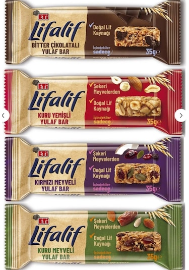 Lifalif Yulaf Bar Karma Paket 16 Lı