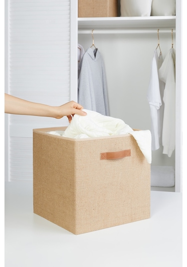 Ocean Home Textile 2'li Jüt Kutu Set 33x30x33 cm