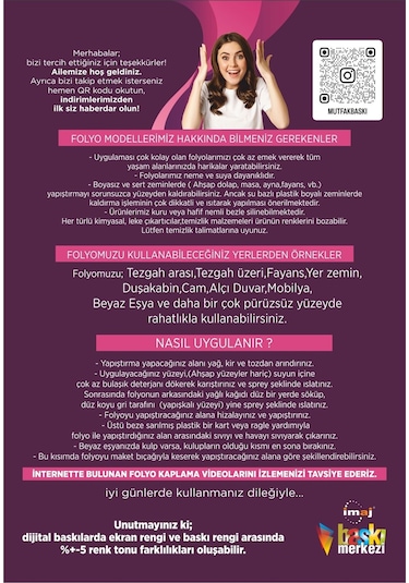 Tezgah Arası Mutfak Kendinden Yapışkanlı Folyo Kaplama Mor Fayans Desen 60cmx100cm