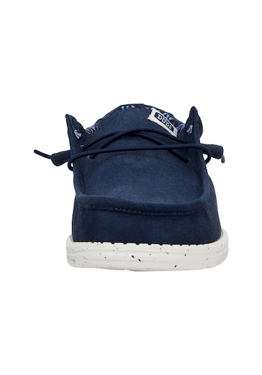 Sneaker Günlük Erkek Hd.40700 Hey Dude Wally Canvas 410 Navy Lacivert