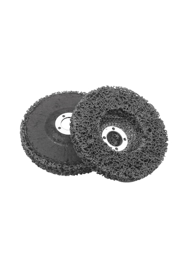 Singree Nilon 5'li Zımpara Diski 100mm 4 İnç - Açısal Zımpara İle Kullanım - Pas/kalıntı/saçak Kaldırıcı - Metal/ağaç/fiberglas İçin