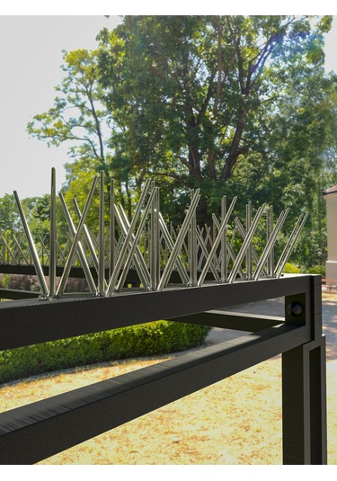 Plastik Kuşkonmaz Bariyer Kuş Engelleyici 3d Model 50 Cm