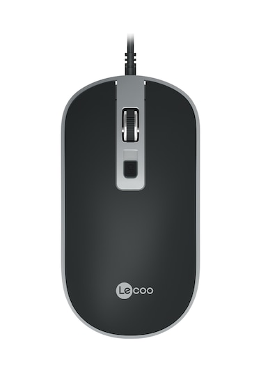 Lecoo MS104 USB Kablolu 1600DPI 4 Tuşlu PC, Mac, Dizüstü Bilgisayar ile Uyumlu Optik Mouse