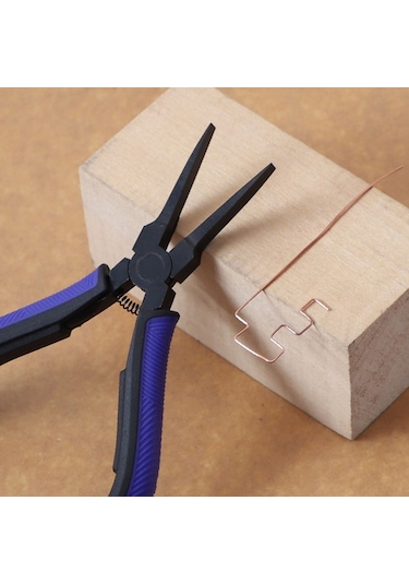 Geeroyoo Karbon Çelik Uçlu, Tpr Kollü Düz Burun Pense - Kuyumculuk, Elektronik Dıy Ve Tamir İçin Pratik Araç