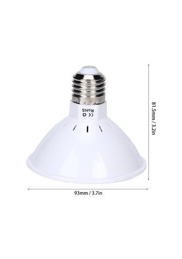 Vkemall 30w E27 Bitki Büyüme Lambası, 200 Led 166 Kırmızı + 34 Mavi , 85-265v, Fito Işık, Sukulent Ve Çiçekler İçin, Fotosentez Ve Hasat Artırıcı