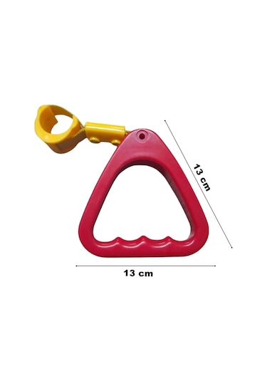 Araç İçi Tutamaç Üçgen El Tutamağı Askı Fonksiyonel Tofaş Dolmuş Otobüs Ofis Ev Kırmızı 1 Adet