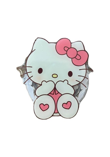 E2m Magsafe Telefon Tutucu Stand Minik Kedi Beyaz Beyaz