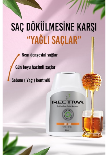 Rectiwa Yağlı Saçlar için Şampuan 300 ML