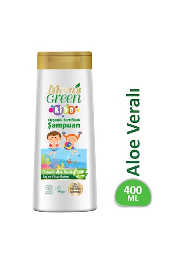 Mom's Green Kids Organik Aloe Veralı Şampuan 400 ML
