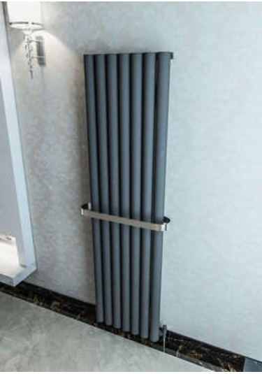 Warma Ula Dikey Alüminyum Radyatör 485x1800 Pütürlü Antrasit 7946