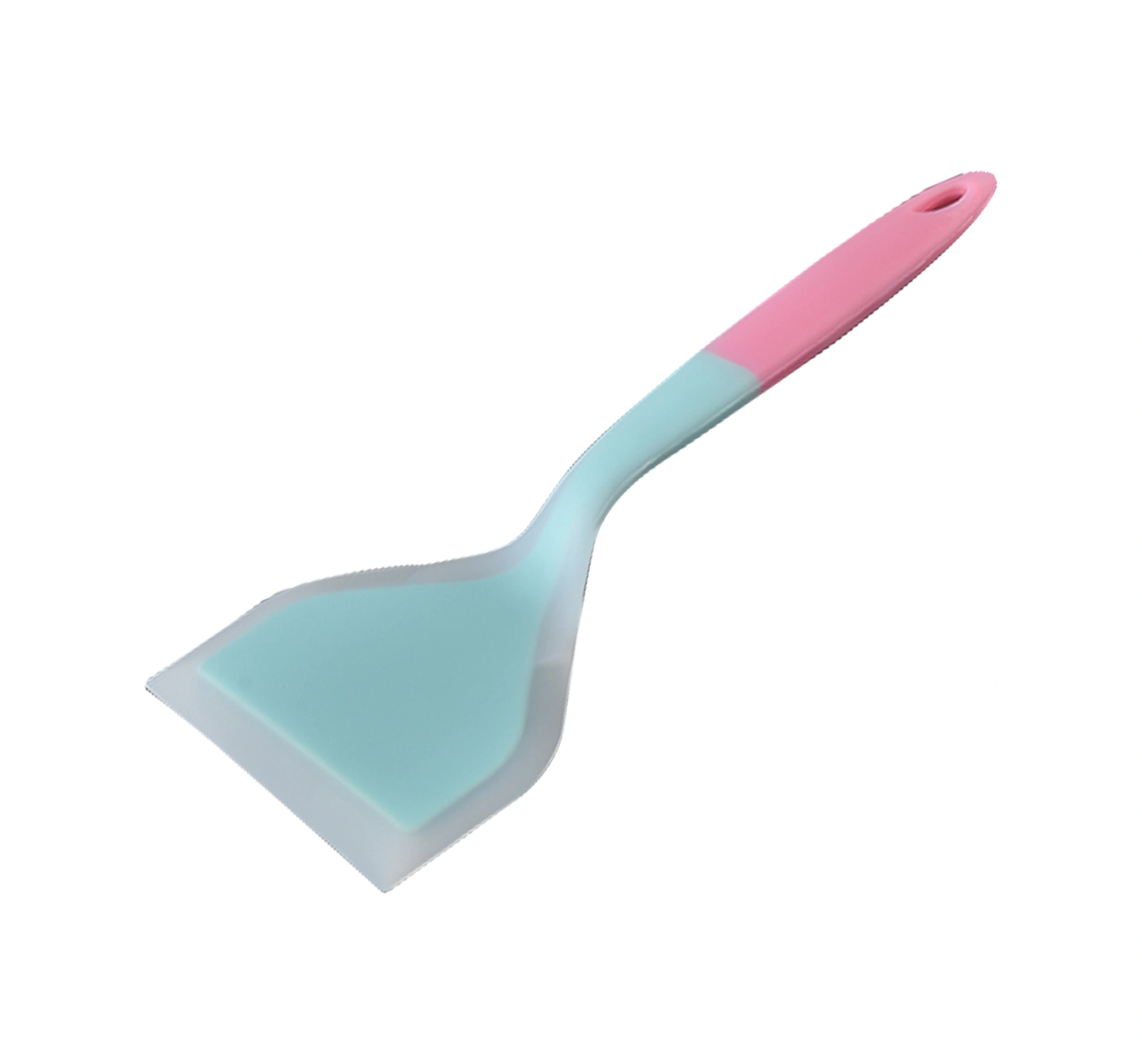 Youmex Mavi Yiyecek Dereceli Silikon Transfer Spatula, Geniş Açık Ağızlı, Teflon Kaplı Tencere Uyumlu, Temizliği Kolay, Evde Ve Pastane Mutfak Araçları Mavi