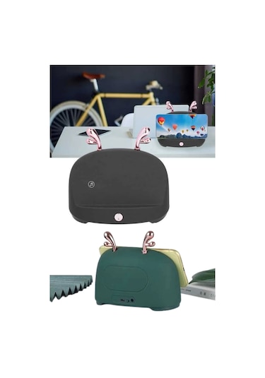 Telefon Tutucu Bluetooth Hoparlör Geyikli Renkli Uzun Ömürlü Çok Renkli