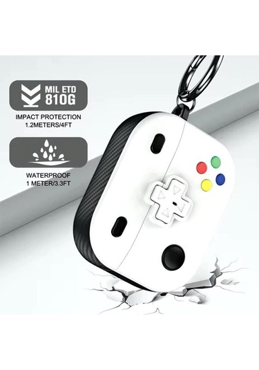 E2m Airpods Uyumlu 3 Kılıf Konsol Yeşil Yeşil