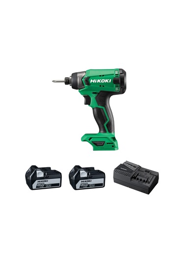 Hikoki WH18dA-5.0 18V/5.0AH 140NM Çift Akülü Şarjlı Darbeli Vidalama