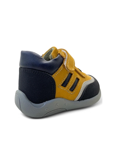 Tuğba Ortopedi 710 Bebek Deri İlk Adım Bot Camel