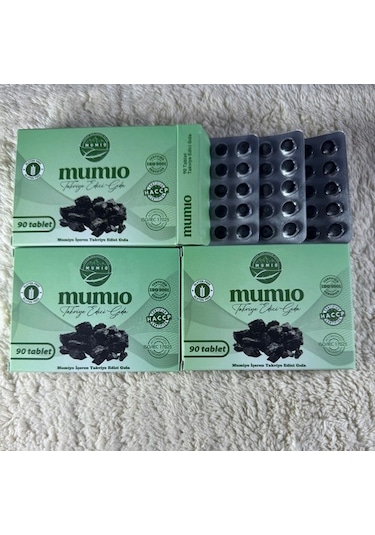 Mumio İçeren Takviye Edici Gıda 3 x 90 Tablet﻿﻿