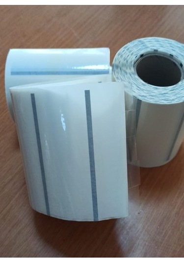 Kaktüs 40x20 Yan Yana 5'li Şeffaf Barkod Etiketi 5000 Adet 10
