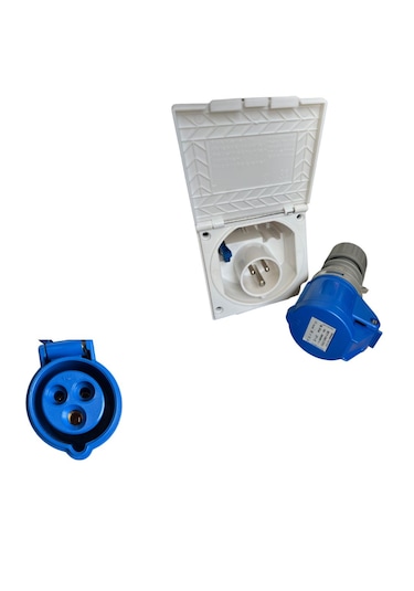 Karavan Dış 220 V Girişi Ve Dış Erkek Fiş