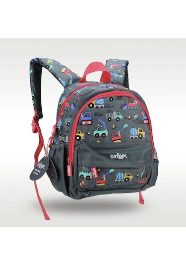 Smiggle İnşaat Arabaları Ekskavatör Kepçe Anaokulu Mini Çanta