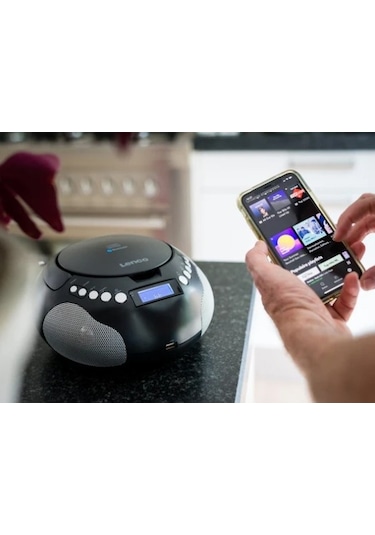 Lenco SCD-331BK Usb ve Bluetooth Özellikli Taşınabilir Radyo ve Müzik Çalar