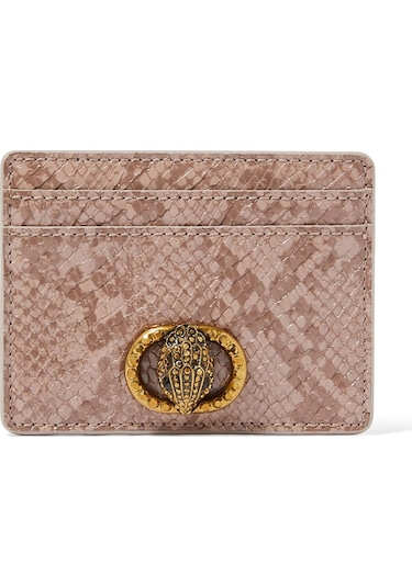 Kurt Geiger Chelsea Card Holder, Kompakt Deri Kartlık Kadın Pembe