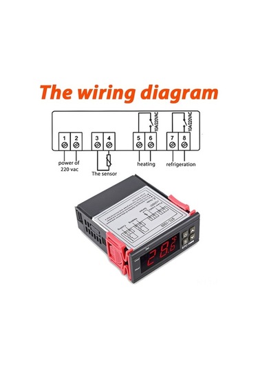 Pazly Stc-1000 Akıllı Dijital Termostat, Isıtma/soğutma Kontrolü, Alarmlı, Geniş Kullanım Alanı