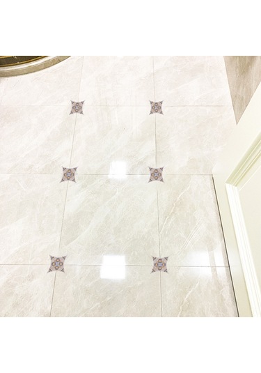 Vkemall Oto-yalıtırmalı Suya Ve Zıttan Dayanıklı Pvc Zemin Duvar Dekoratif Çini Sticker 1 Paket 15 Adet, 8x8cm Diğer