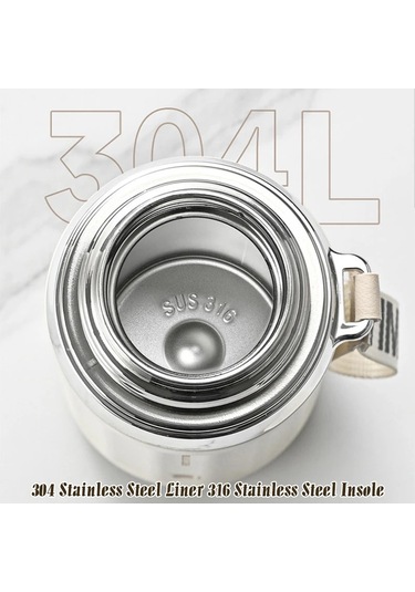 530/630 Ml Büyük Kapasiteli Gıda Sınıfı Malzeme 304 Paslanmaz Diğer Siyah