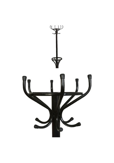 Metal Portmanto Askılık Siyah Diğer