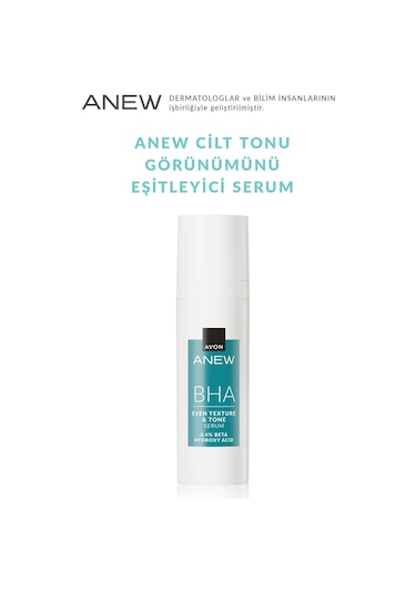 Anew Bha Cilt Tonu Görünümünü Düzgünleştiren Krem Serum Ve Ped Paketi