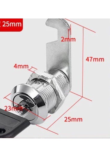 Dolap Kilidi 5 Odalı Loquette Targette Posta Kutusu Kam Silindiri B