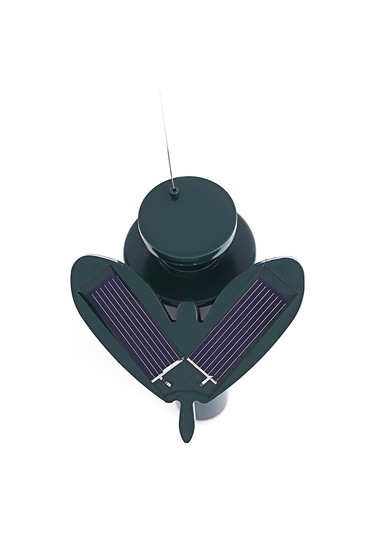 Qingmipy Güneş Enerjili Uçan Kelebek Ve Kuş Bahçe Dekoru - Gerçekçi Hareketli Süs