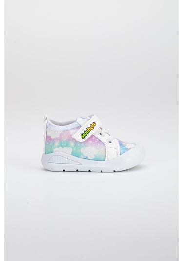 Şirinbebe Şiringenç Keten Beyaz Kız İlkadım Bebek Çocuk Ayakkabısı-2895-beyaz Beyaz