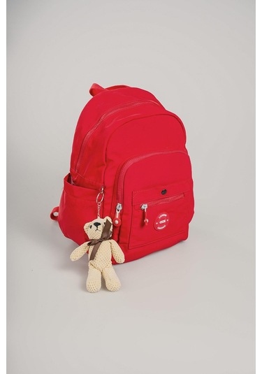Ççs Kadın 17952 Sırt Çantası Kirmizi Kırmızı