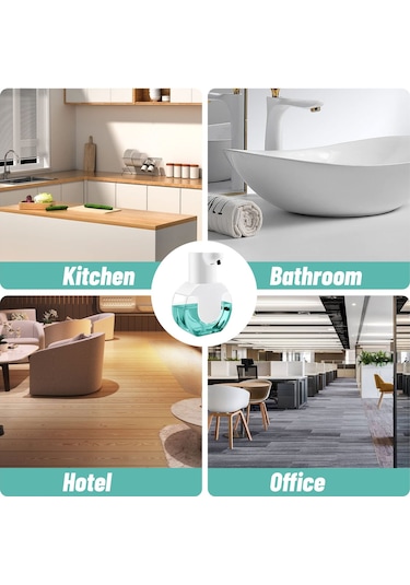 Fan Sabunluk Otomatik, Duvara Sabitleme, Sensörlü Köpük