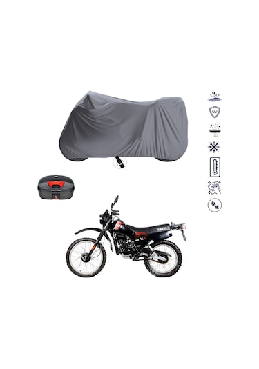 YAMAHA DT 80 ÇANTALI MOTOSİKLET BRANDA SU GEÇİRMEZ TOPCASE UYUMLU MOTOR BRANDA