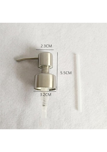 304 Paslanmaz Çelik El Sıvı Sabun Pompalı Dağıtıcı Kafa Memesi Banyo Mutfak İçin Köpük Sabun Şampuan Dispenseri Aksesuarları