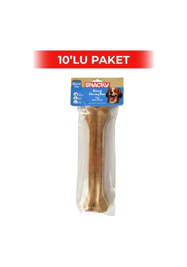 Snacky Natural Köpek Çiğneme Kemiği 25 Cm 10 Paket