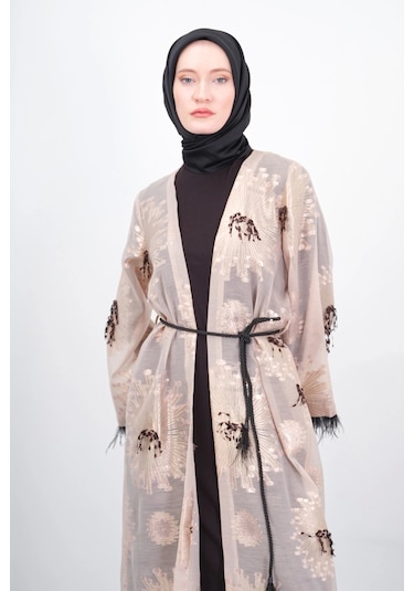 Pureva Kimono Takım 3'lü - Bej