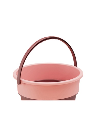 Suntek Ev Temizliği Için Saplı Katlanabilir Kova Kolay Pembe Pembe Diğer
