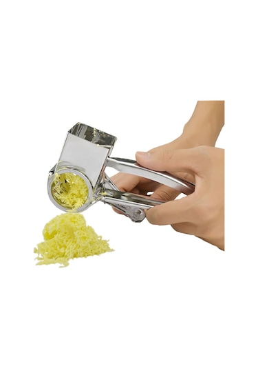 Peynir Grater Domory Konteyner Paslanmaz Çelik El Krank Döner Parçalı, Boyut:3-4 Delikli Diğer